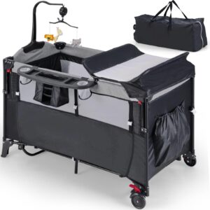 Maxmass 5 in 1 Baby Travel Cot