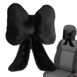 Nubamzy Car Headrest Pillow - Bow Tie Headrest Pillows for Car Front Seat