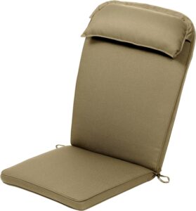 Ptsuker Adirondack Chair Cushion - High Back Patio Chair Cushion for Outdoor Furniture - Outdoor Chair Cushions for Rocking Chairs