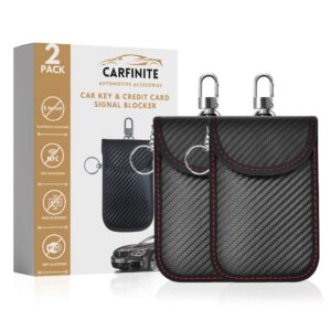 Faraday Pouch for Car Keys 2 pack- Advanced RFID Blocking