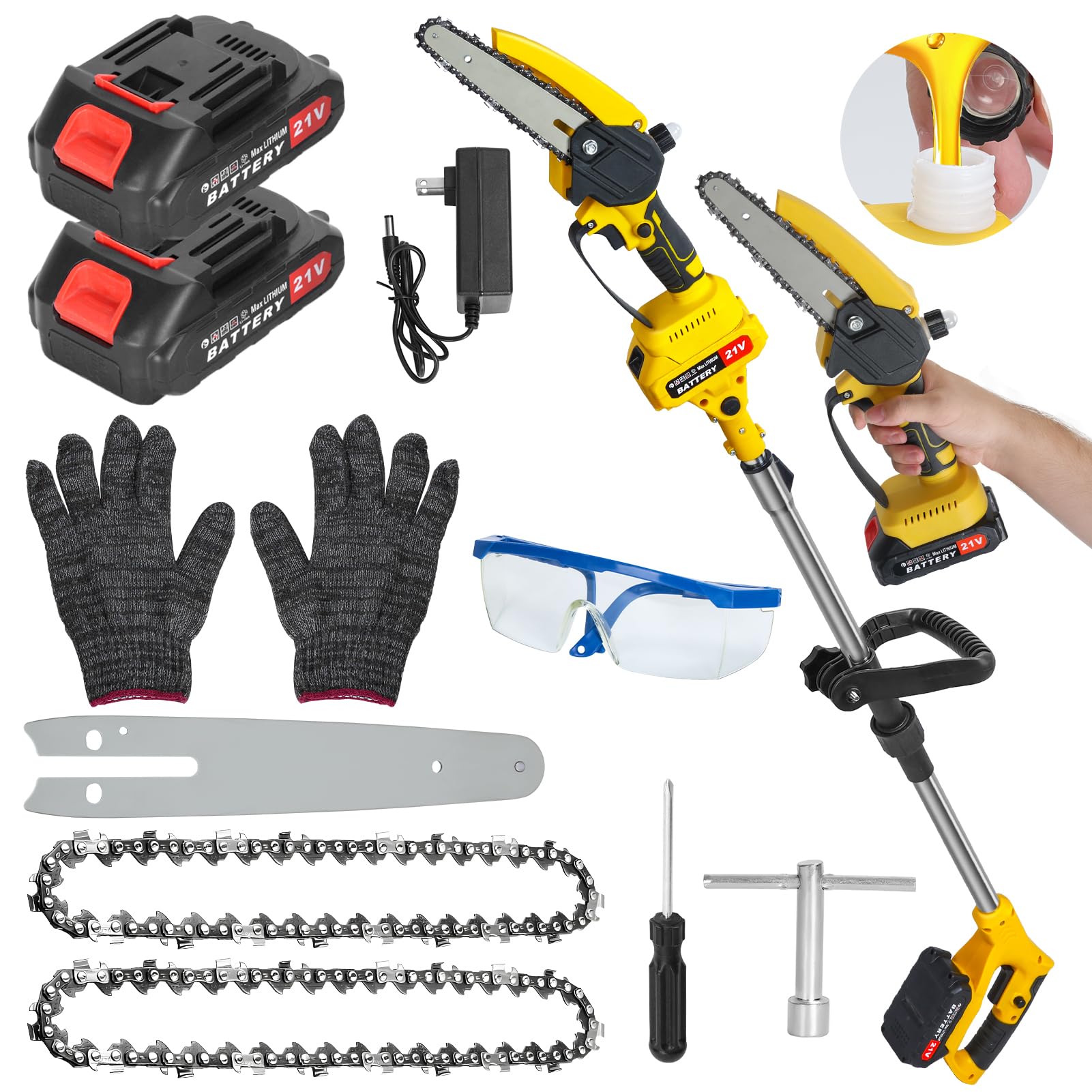 CURFAIR Mini Chainsaw Cordless