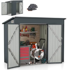 COSTWAY 8 x 4ft Garden Storage Shed