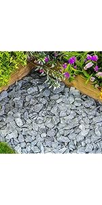 South Lakeland Blue Slate Chippings 40mm Urban Bag (750kg)