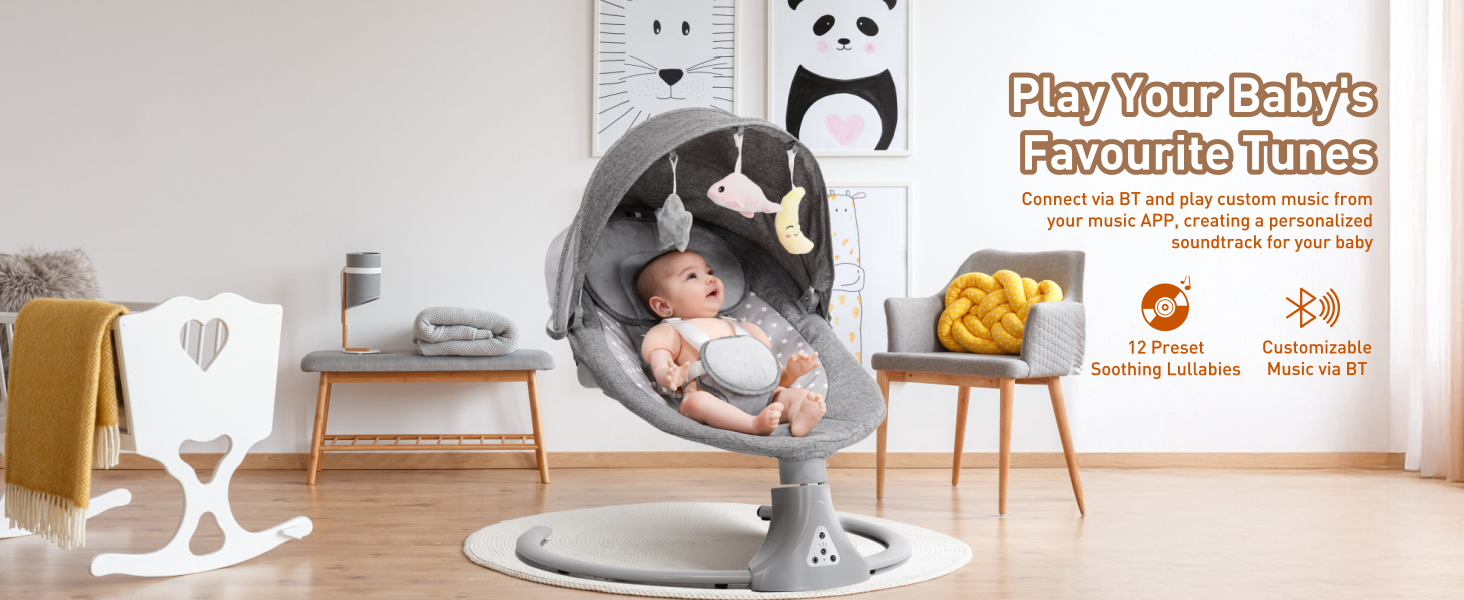 Baby Bouncer Electric Baby Swing Chair