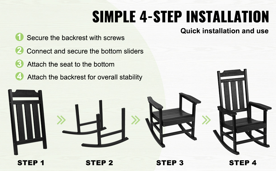 outdoor rocking chair