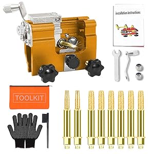 chain saw blade sharpener