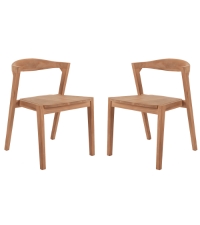 BrackenStyle Outdoor Furniture Salton Teak Garden Chairs