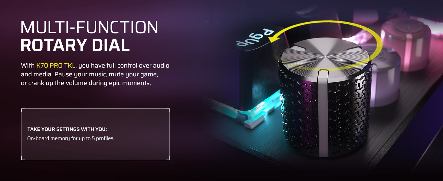 Corsair K70 PRO TKL Black