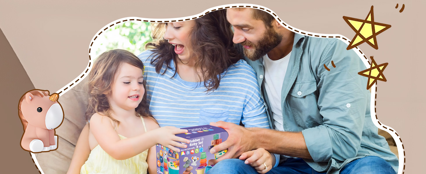 Bbay Shape Sorter Stacking Cups Stacking Rings