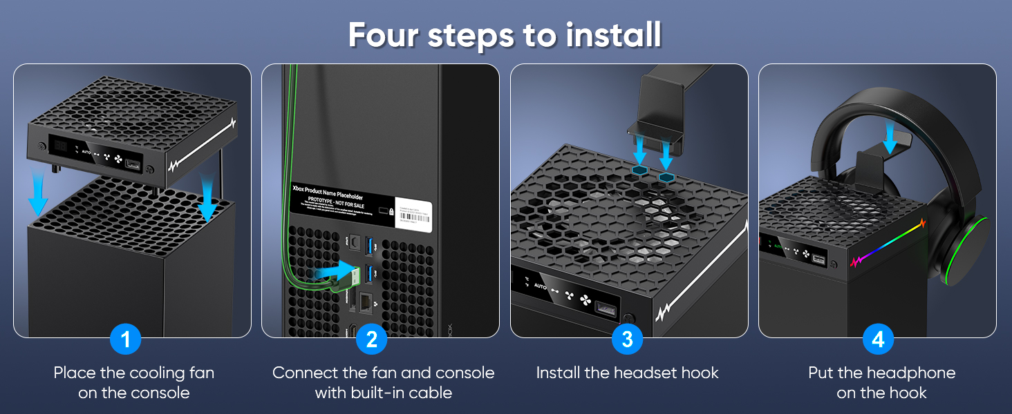 cooler for Xbox Series X console