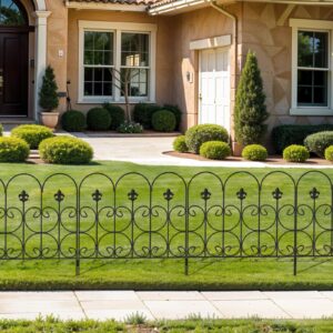The Fellie Decorative Garden Fence 5 Panels