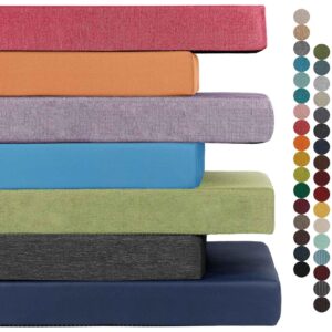ZHUIYUAN Custom Bench Cushion Custom Cushions Size Bay Window Seat Cushion for Indoor Furniture with Non-Slip Bottom
