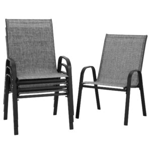 PIZZELLO Patio Chairs Set of 4