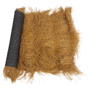 Toddmomy Thatch Roof Decor Artificial Thatch Roofing for Garden Patio or Dolls House Decoration Realistic Straw Look Versatile Farmhouse Villa Style Non Flame Retarda