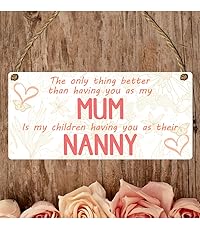 mum nanny plaque