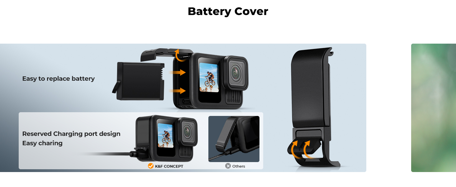 Silicone Sleeve Case for Go Pro Hero 13 Black, Battery Side Cover & Lens Caps & Screen Protectors