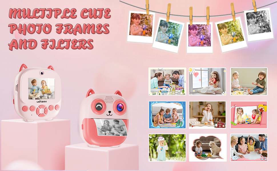camera instant print,It's an ideal birthday gift, Christmas gift