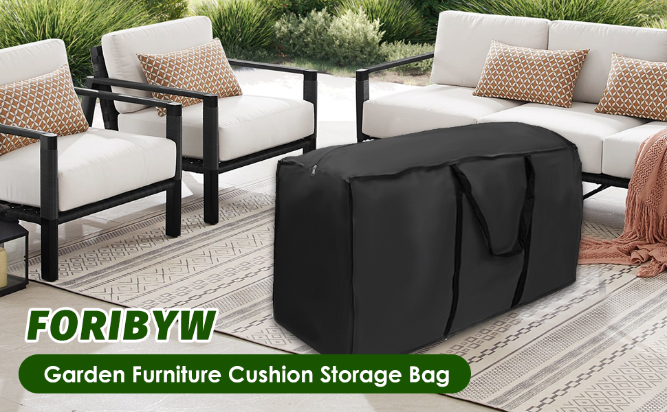 garden furniture cushion storage bag