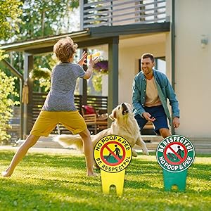 No Pooping Dog Signs