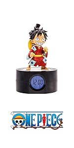 Teknofun Luffy Alarm Clock Light, 811638, Red, Blue, Yellow, Black, Single