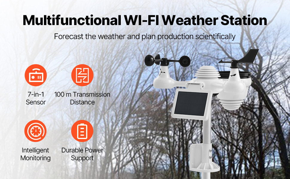 7-in-1 Wi-Fi Weather Station