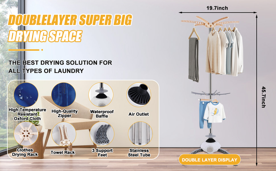 Clothes Dryer Standing Dry Racks