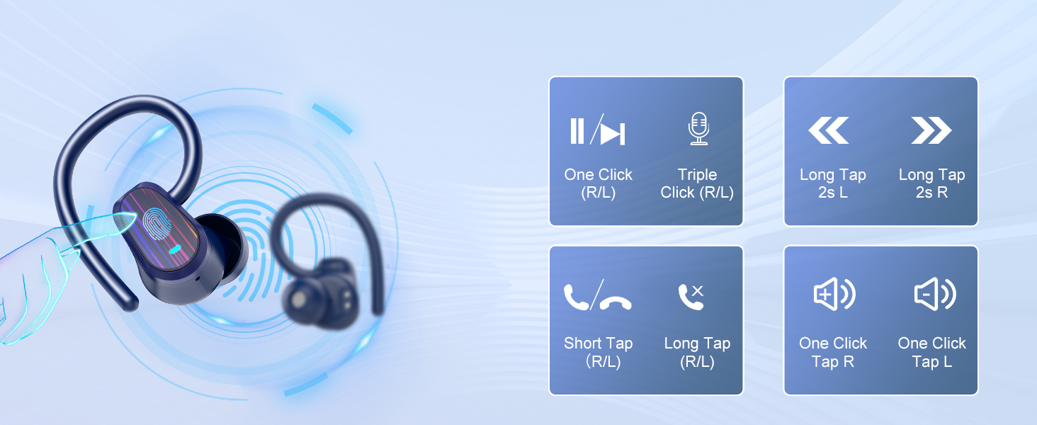 bluetooth earphones over ear