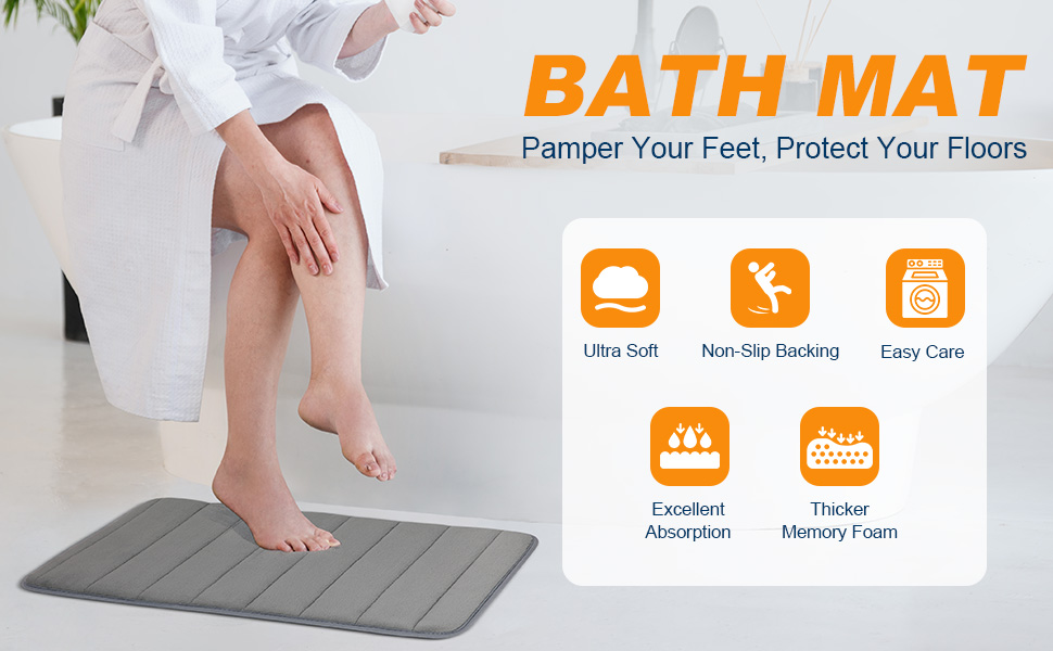 Bath mat-protect your floors