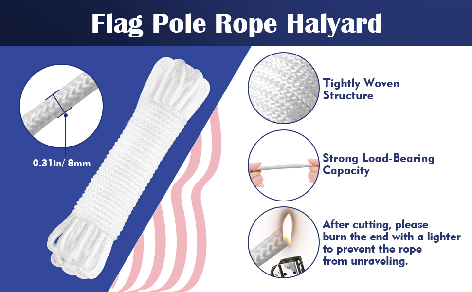 15m Flag Pole Rope