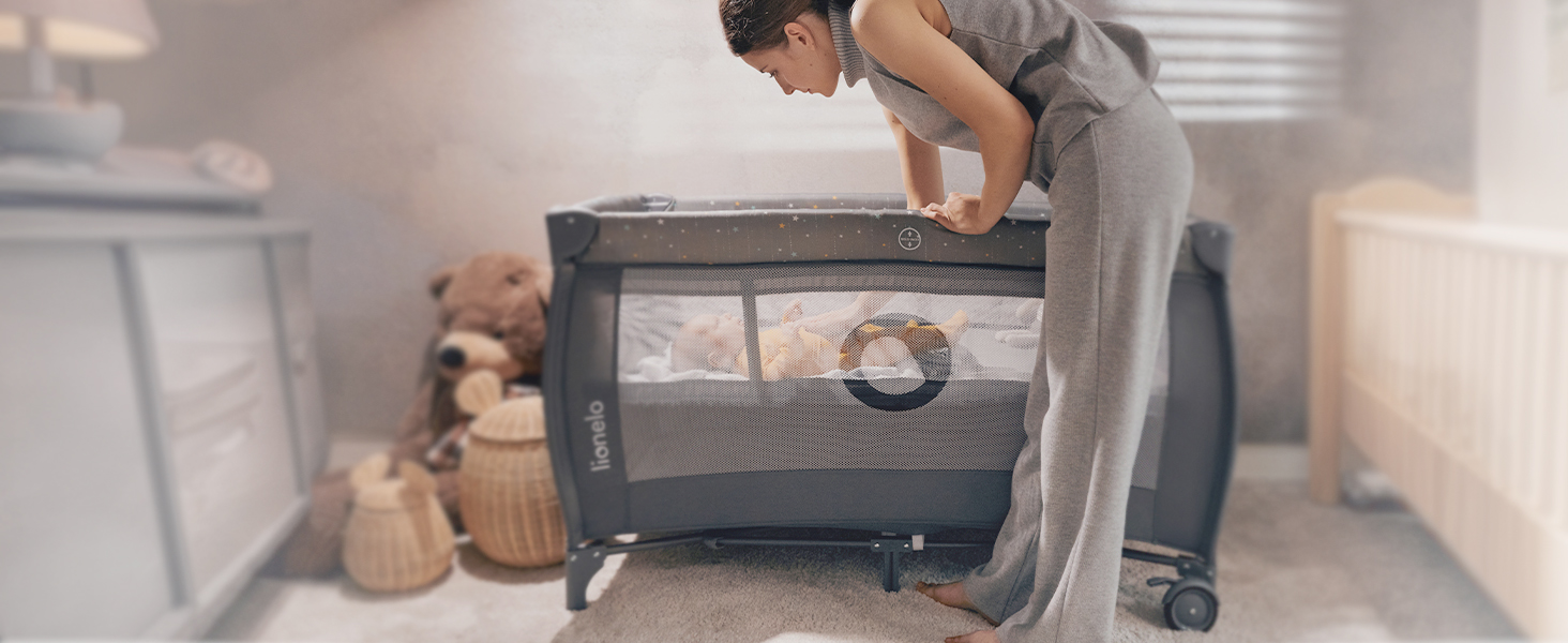  STEFI Plus 2in1 Travel Cot & Playpen