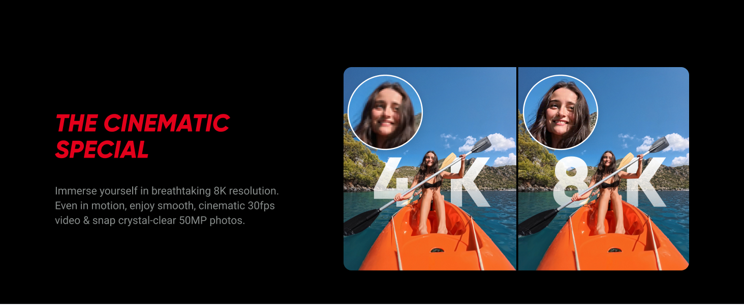 8K VIDEO & 50MP PHOTOS