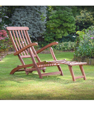 Foldable Reclining Steamer Chair