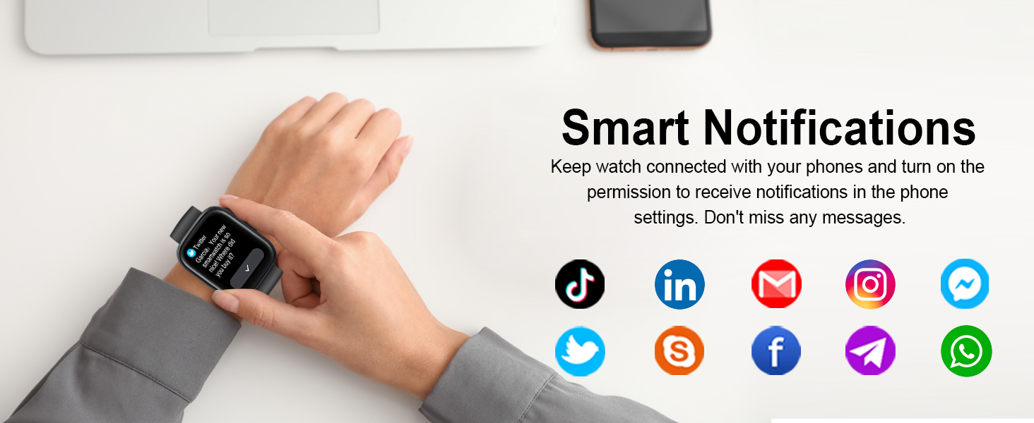 Smart Watch for Men Women