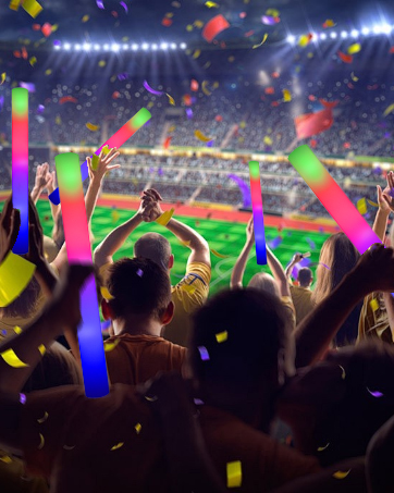 Giant Glow Foam Sticks