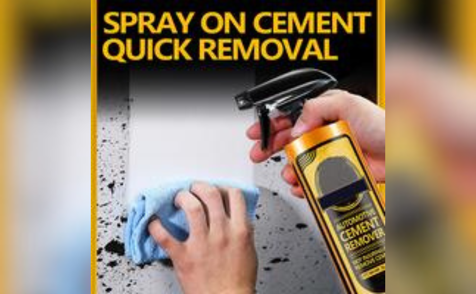 Automotive cement cleaner
