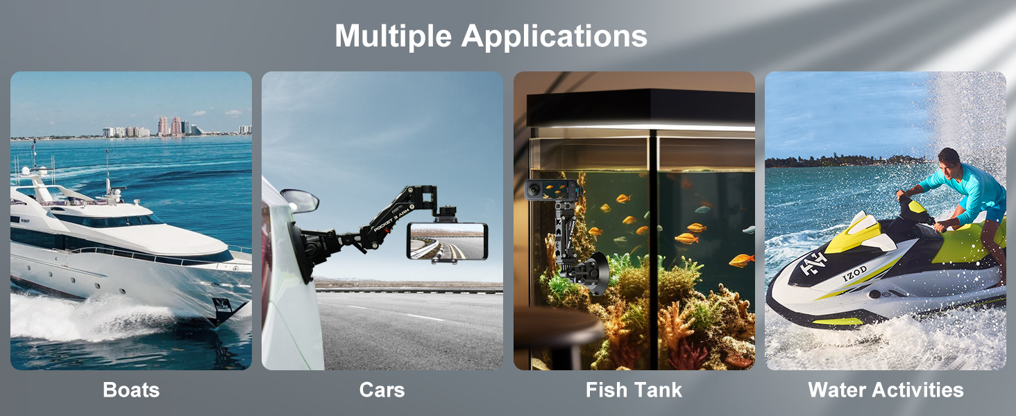 suction cup mount for action camera