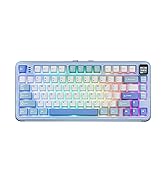MechLands Vibe99 Wireless Gaming Keyboard with 1.06’’ Screen, 100 Keys Gasket Mechanical Keyboard...