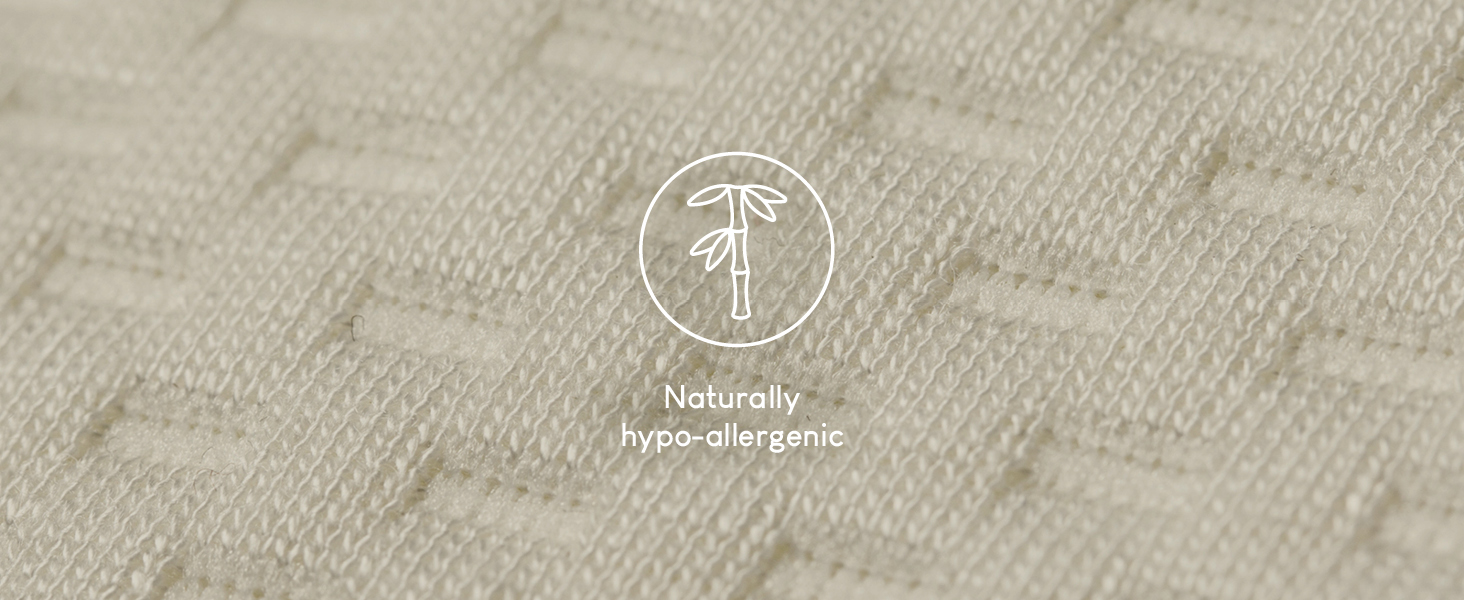 the cuddleco mattress protector is naturally hypo-allergenic