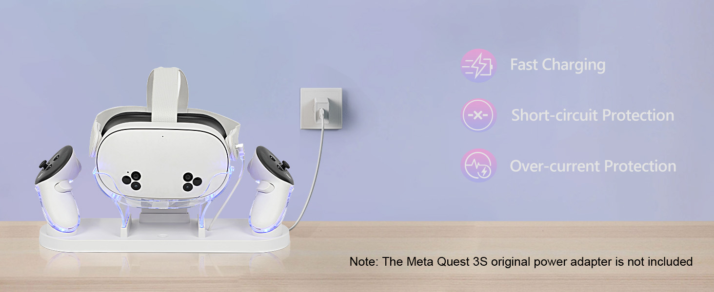 Charging Dock for Meta Quest 3S/Quest 3
