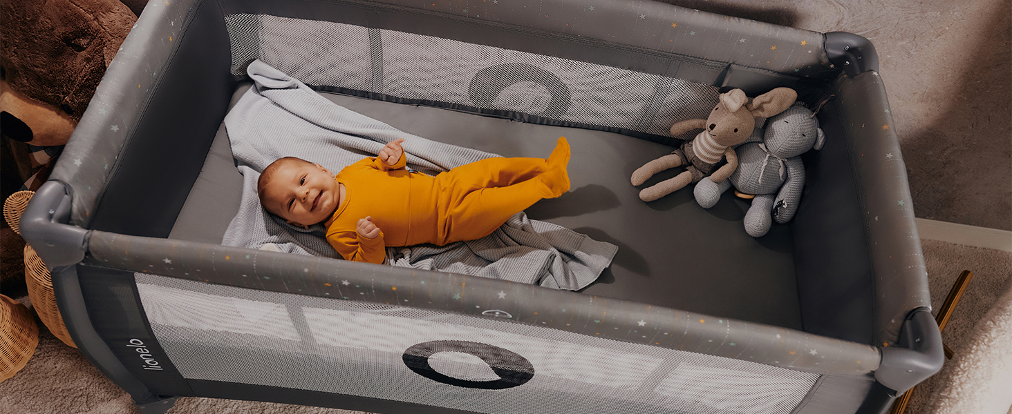 STEFI Plus 2in1 Travel Cot & Playpen