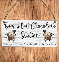 hot chocolate sign
