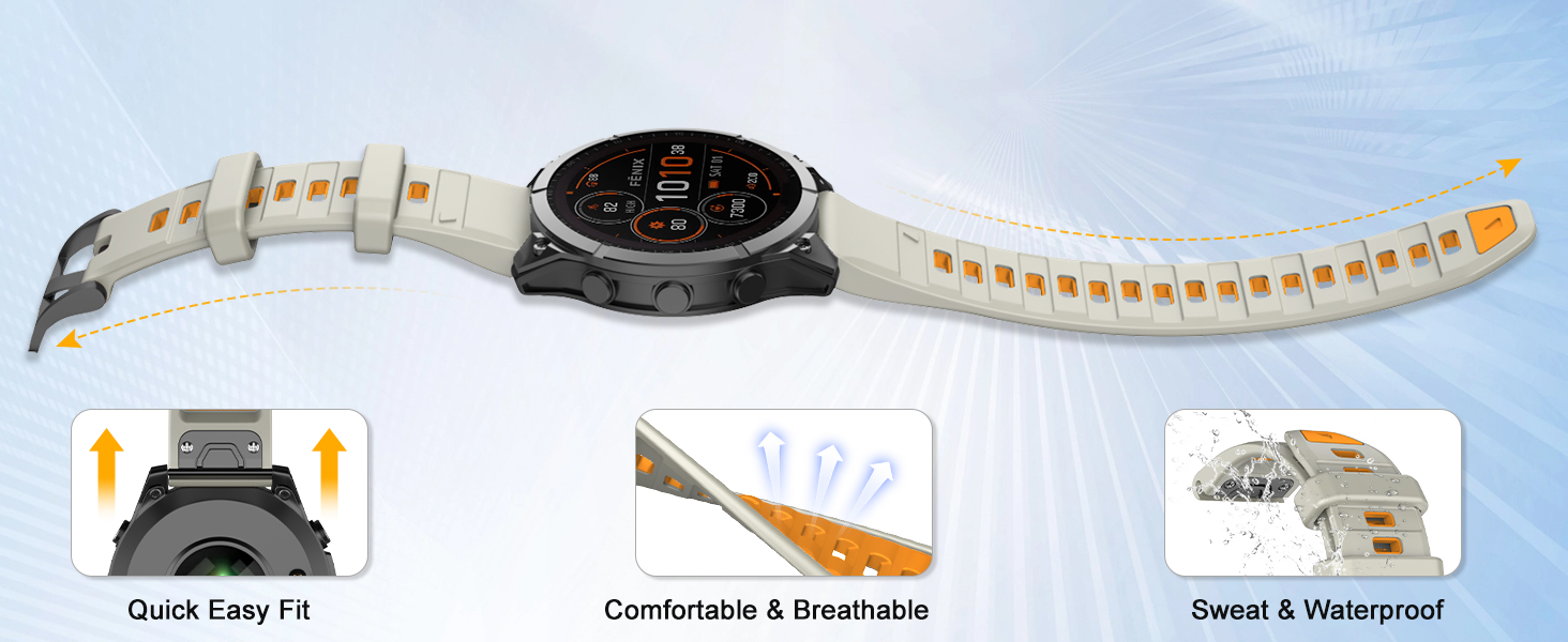 Fenix 8 51mm Fenix 7X Fenix 7X Pro Fenix 6X Fenix 6X Pro Fenix 5X Feinx 5X Plus Fenix 3 Fenix 3 HR