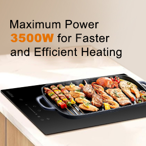 Induction Hob with Power Boost Function