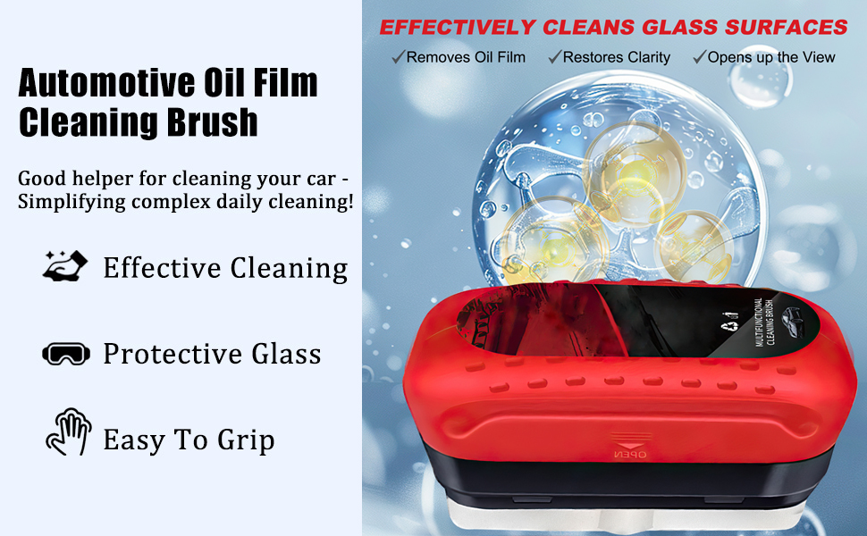 automotive oil film cleaning brush
