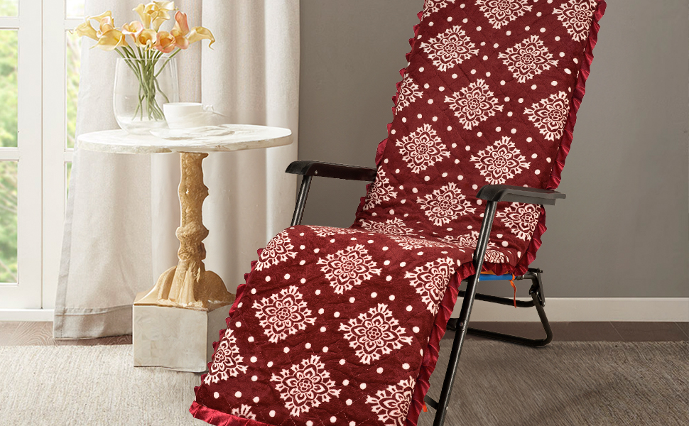 Recliner Cushions Outdoor Garden Patio Seat Cushion with Backrest Low Back Pain Relief