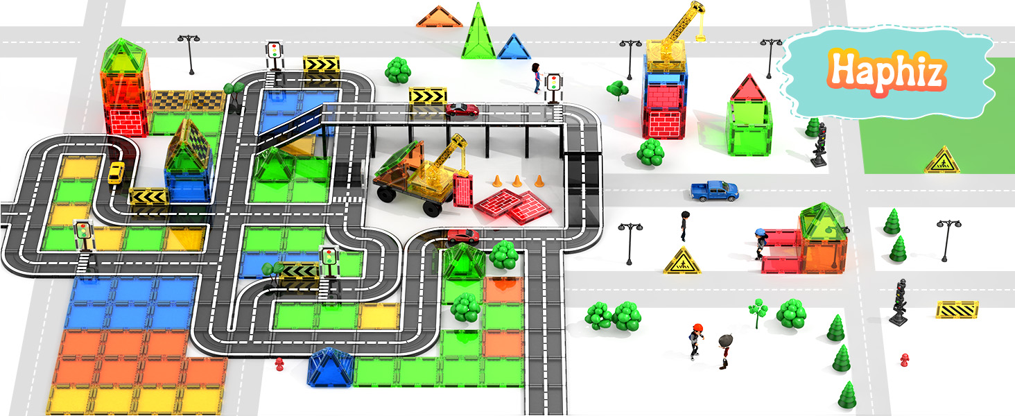 Magnetic building tiles