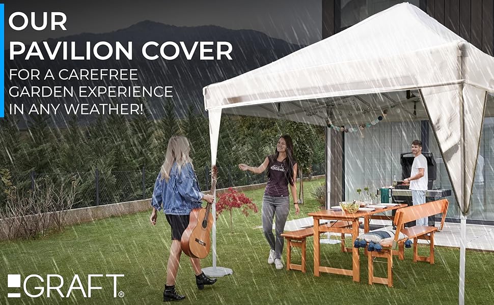 Gazebo cover - Perfect fit with fastening