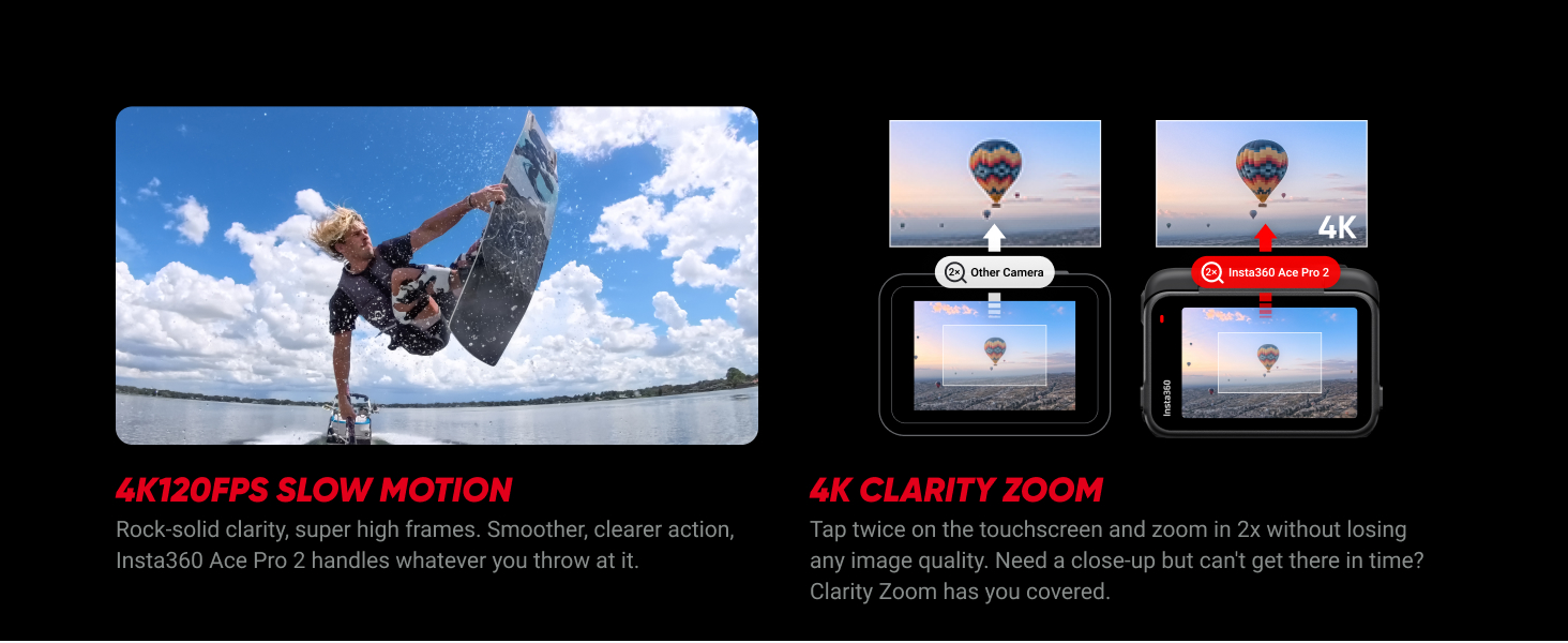 4K SLOW-MO & CLARITY ZOOM