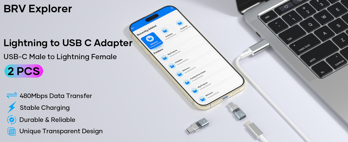 Lightning to USB C Adapter