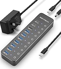 RSHTECH 10-port USB hub